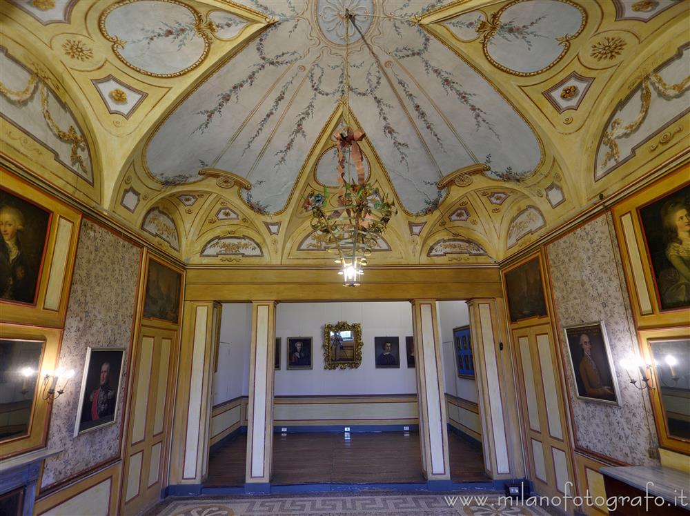 Biella (Italy) - Alcove room in La Marmora Palace